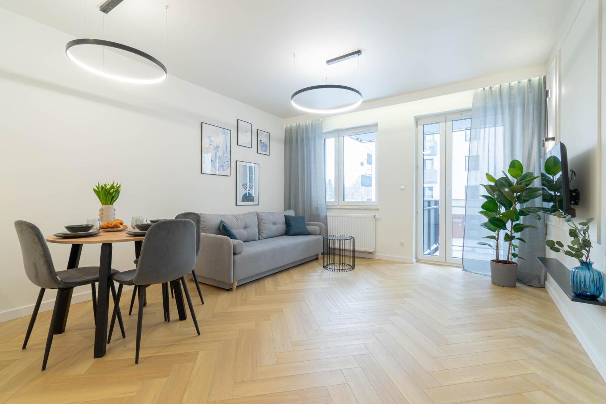 Blue Apartment Ceglana - Free Parking - Self Check-In Katowice Eksteriør bilde